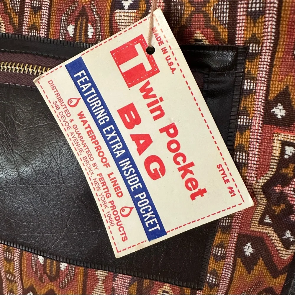 70s Deadstock Vinyl Tote